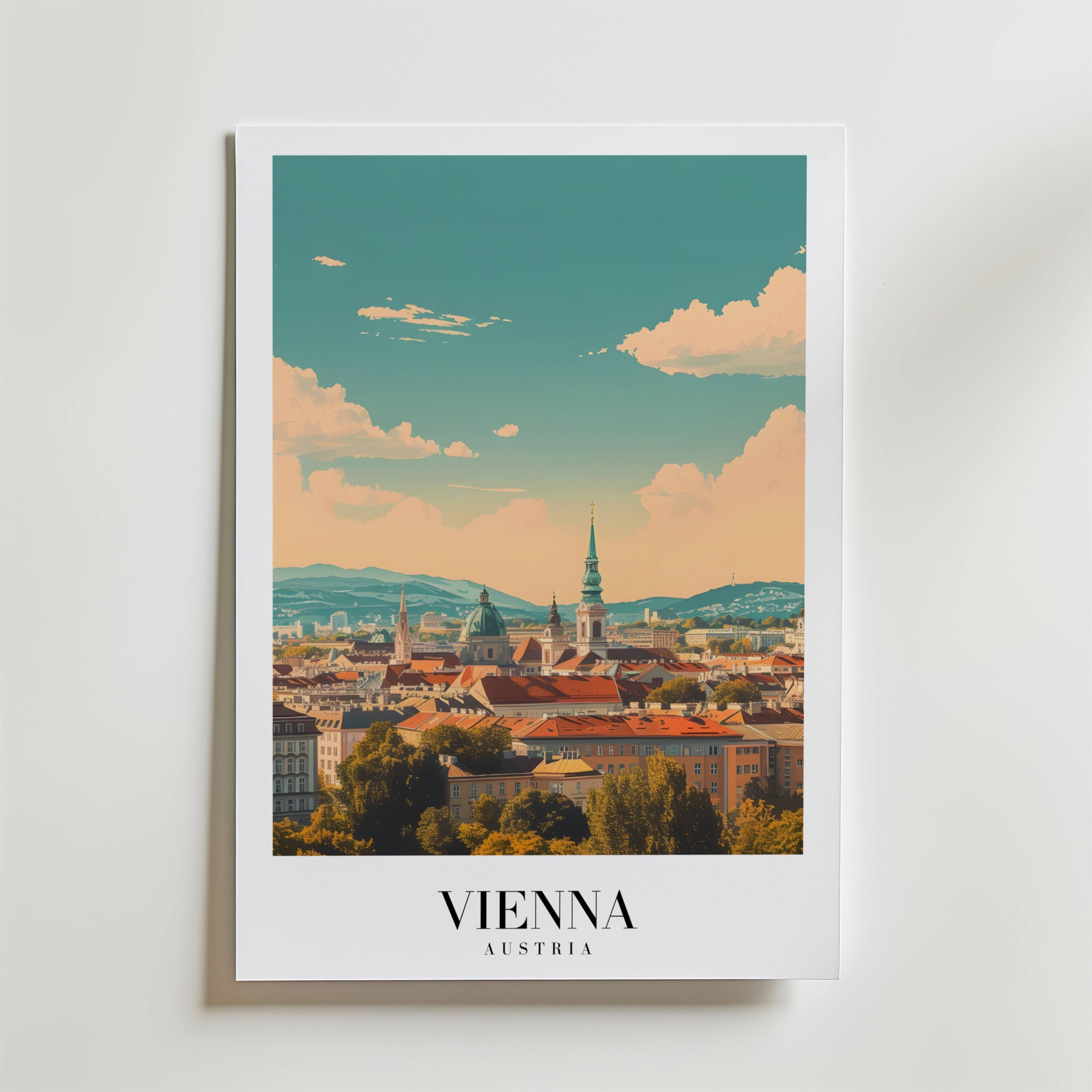 Golden Afternoon In Vienna Poster