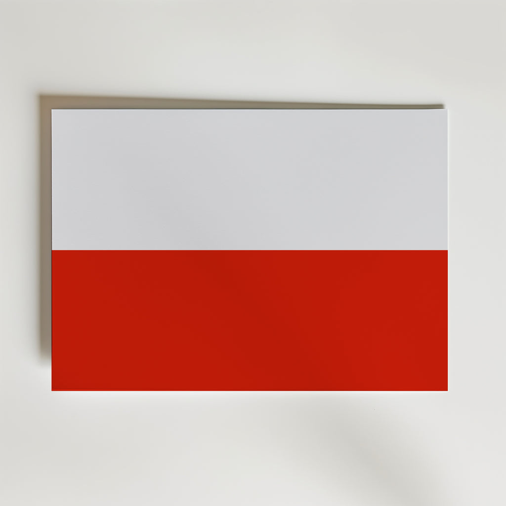 Poland National Flag Poster affisch – poster till väggdekoration – köp online hos Bozetto