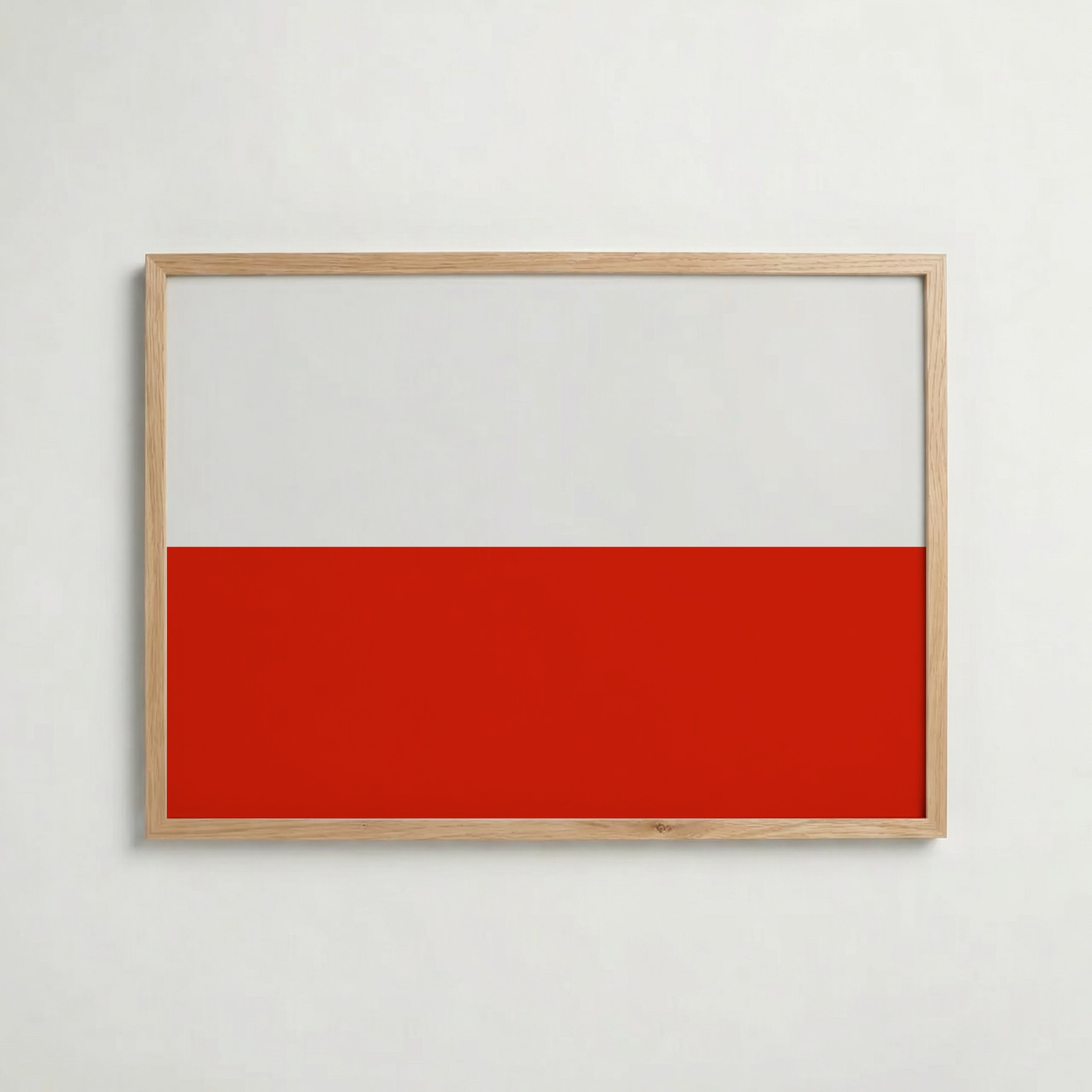 Poland National Flag Poster – poster väggdekoration inredning – Affischer hos Bozetto