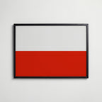 Poland National Flag Poster affisch – köp poster online – Bozetto väggdekoration