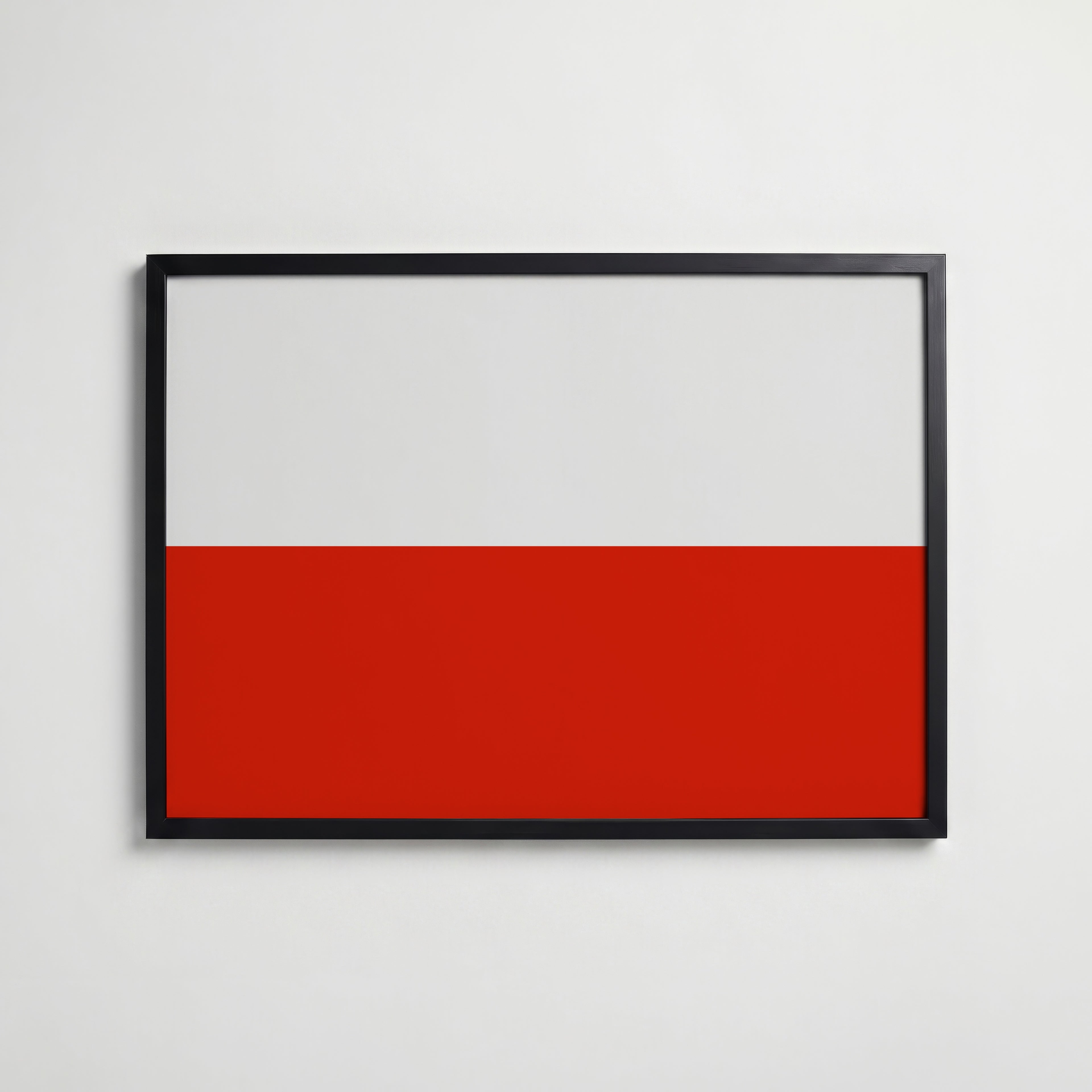 Poland National Flag Poster affisch – köp poster online – Bozetto väggdekoration
