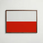 Poland National Flag Poster poster – väggdekoration för hemmet – köp hos Bozetto