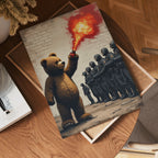 Teddy Bear Flamethrower Poster