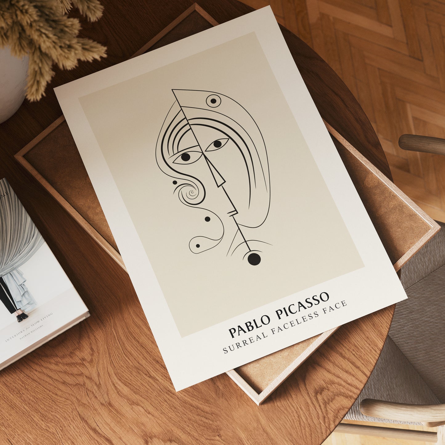 Picasso Soul In Lines Poster