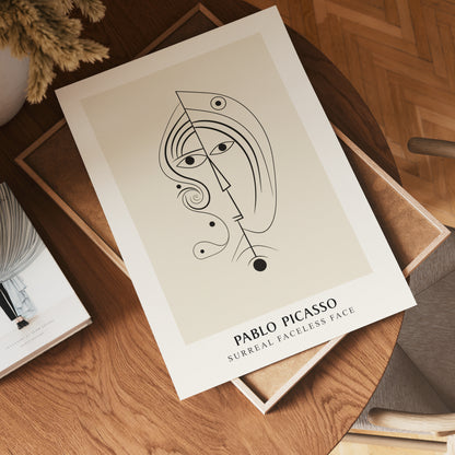 Picasso Soul In Lines Poster