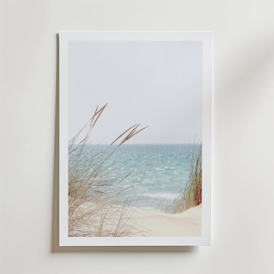 Coastal Breeze Dunes Poster