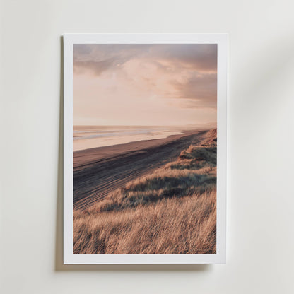 Coastal Sunset Ridge Poster