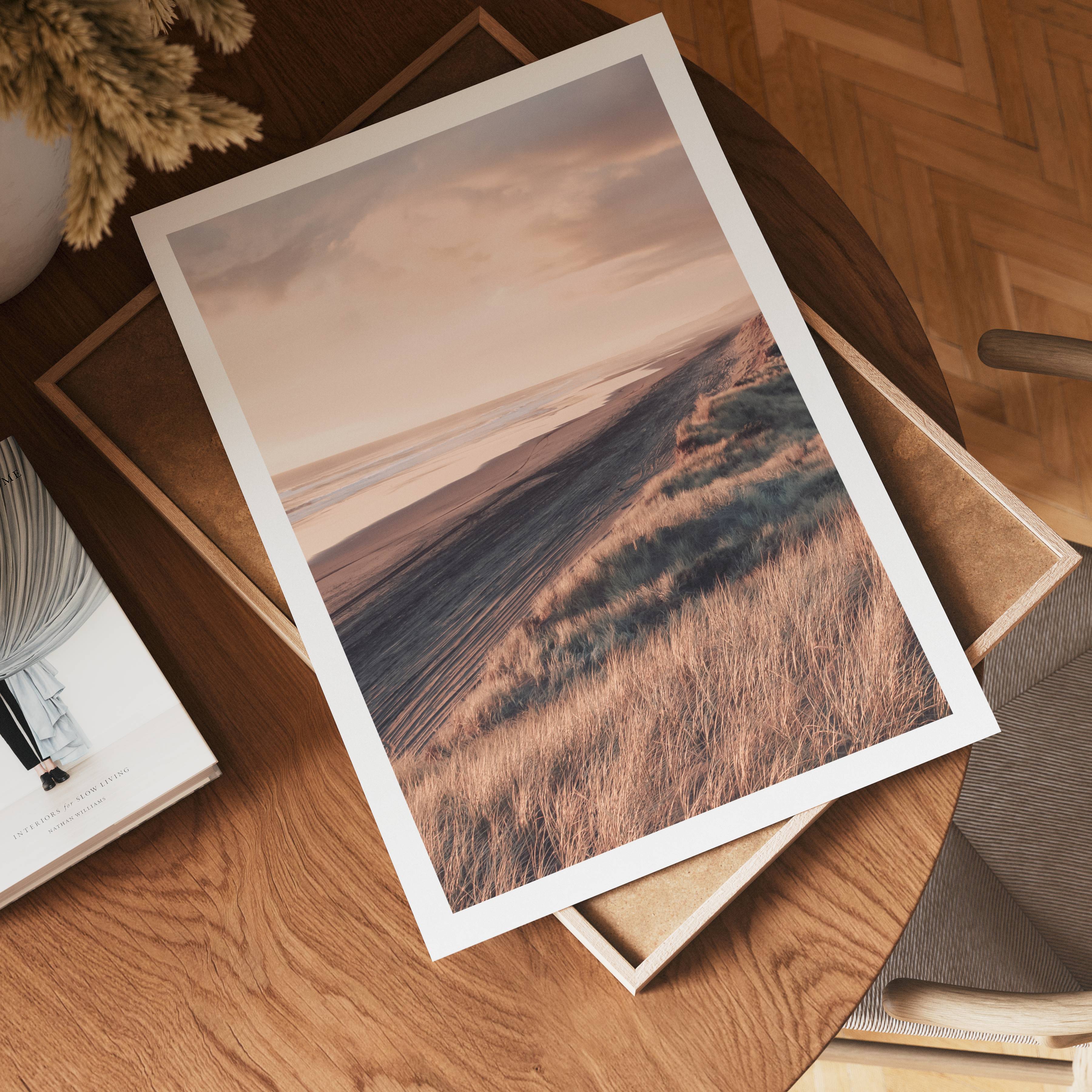 Coastal Sunset Ridge Poster