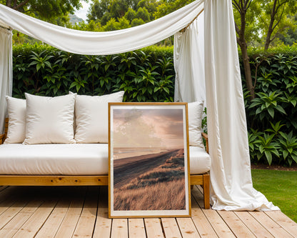 Coastal Sunset Ridge Poster