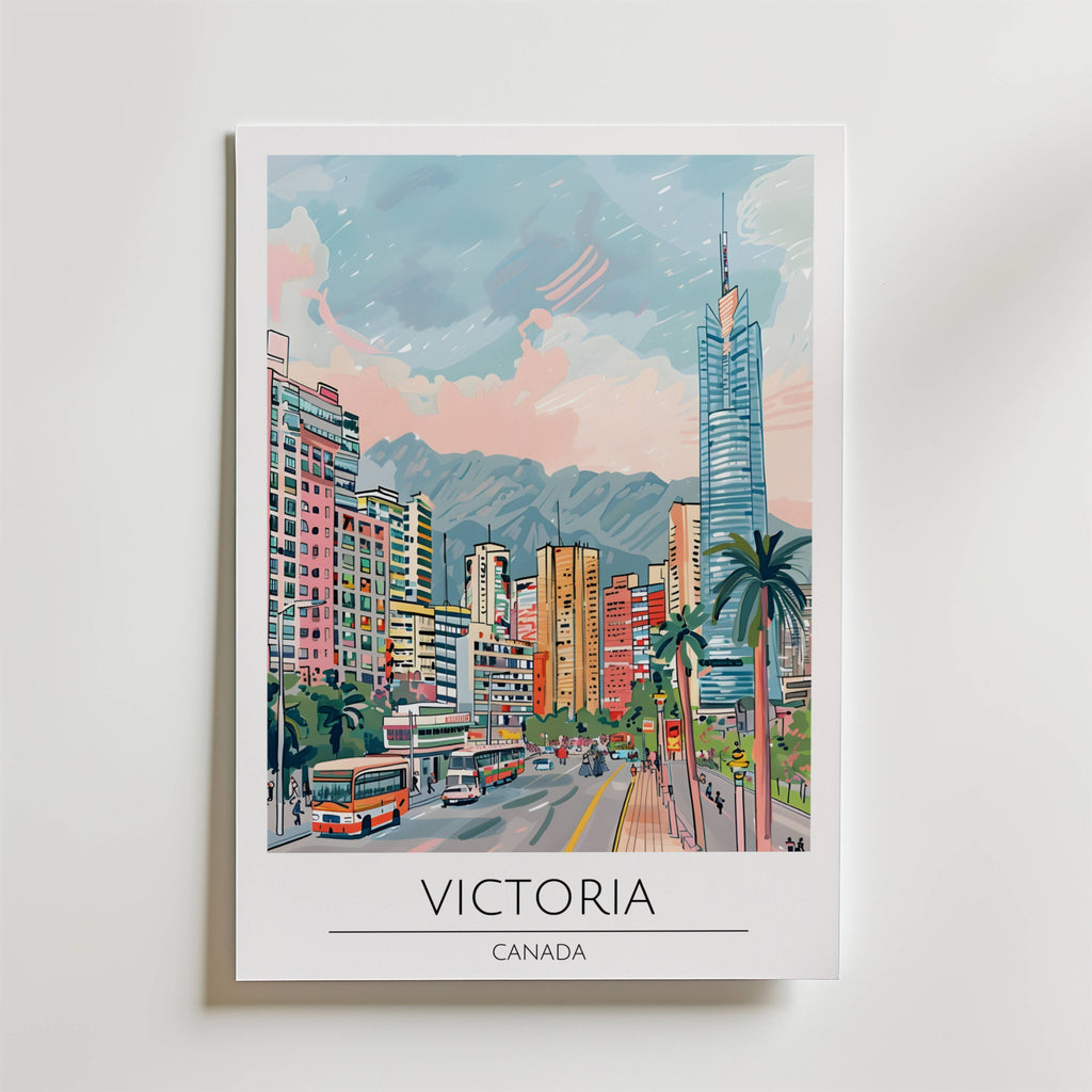 Victoria Skyline Journey Poster