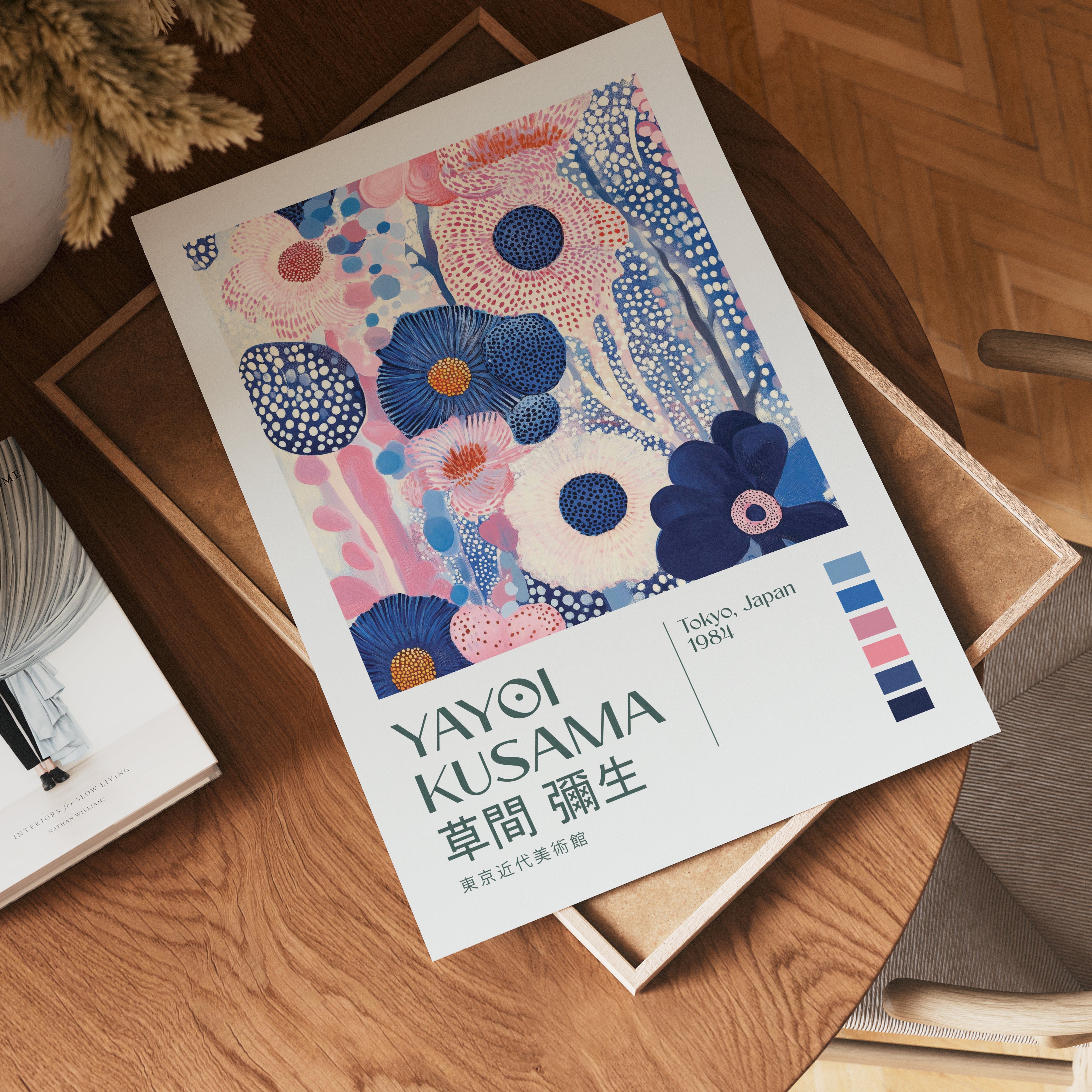 Yayoi Kusama Midnight Blossom Poster