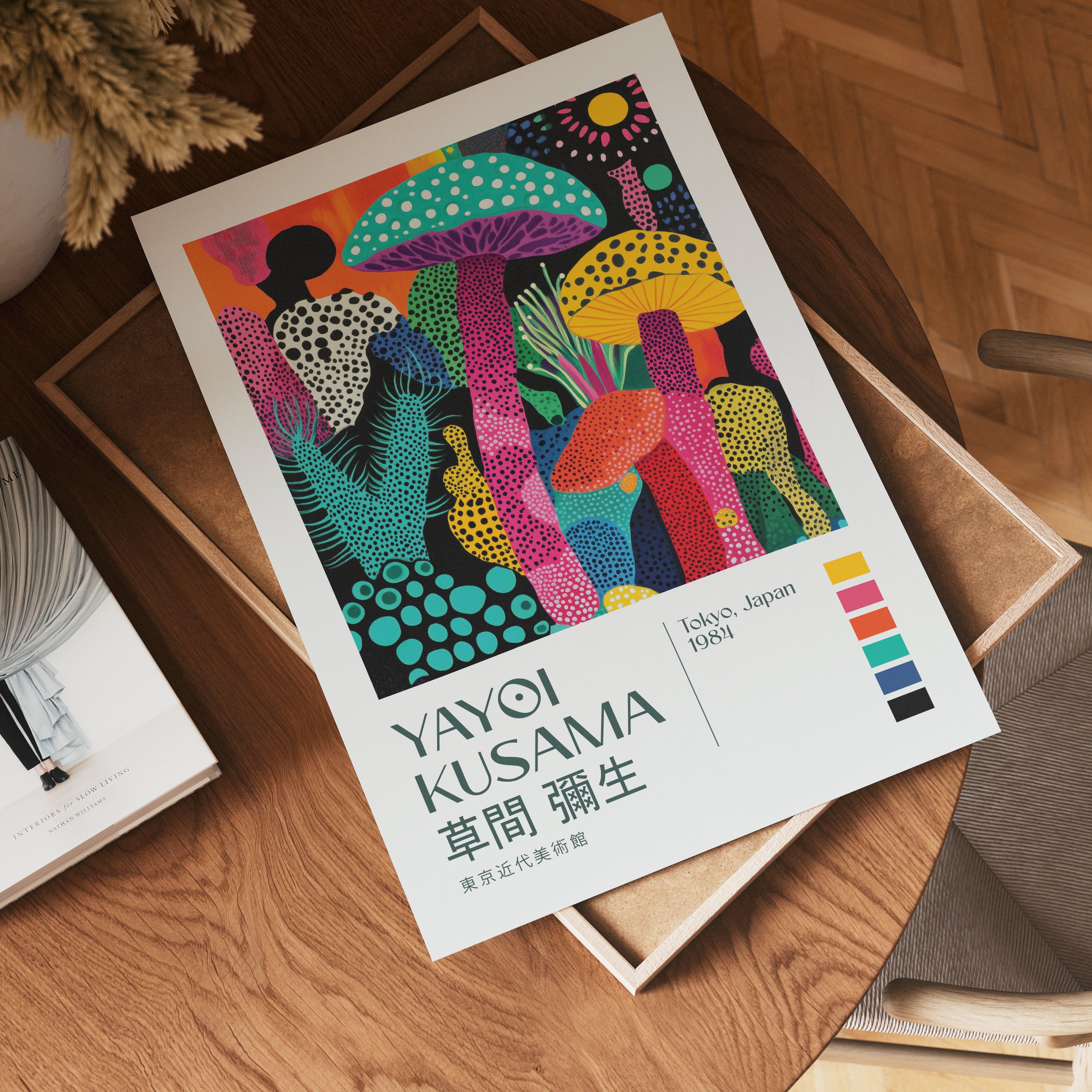 Yayoi Kusama Enchanted Forest Poster