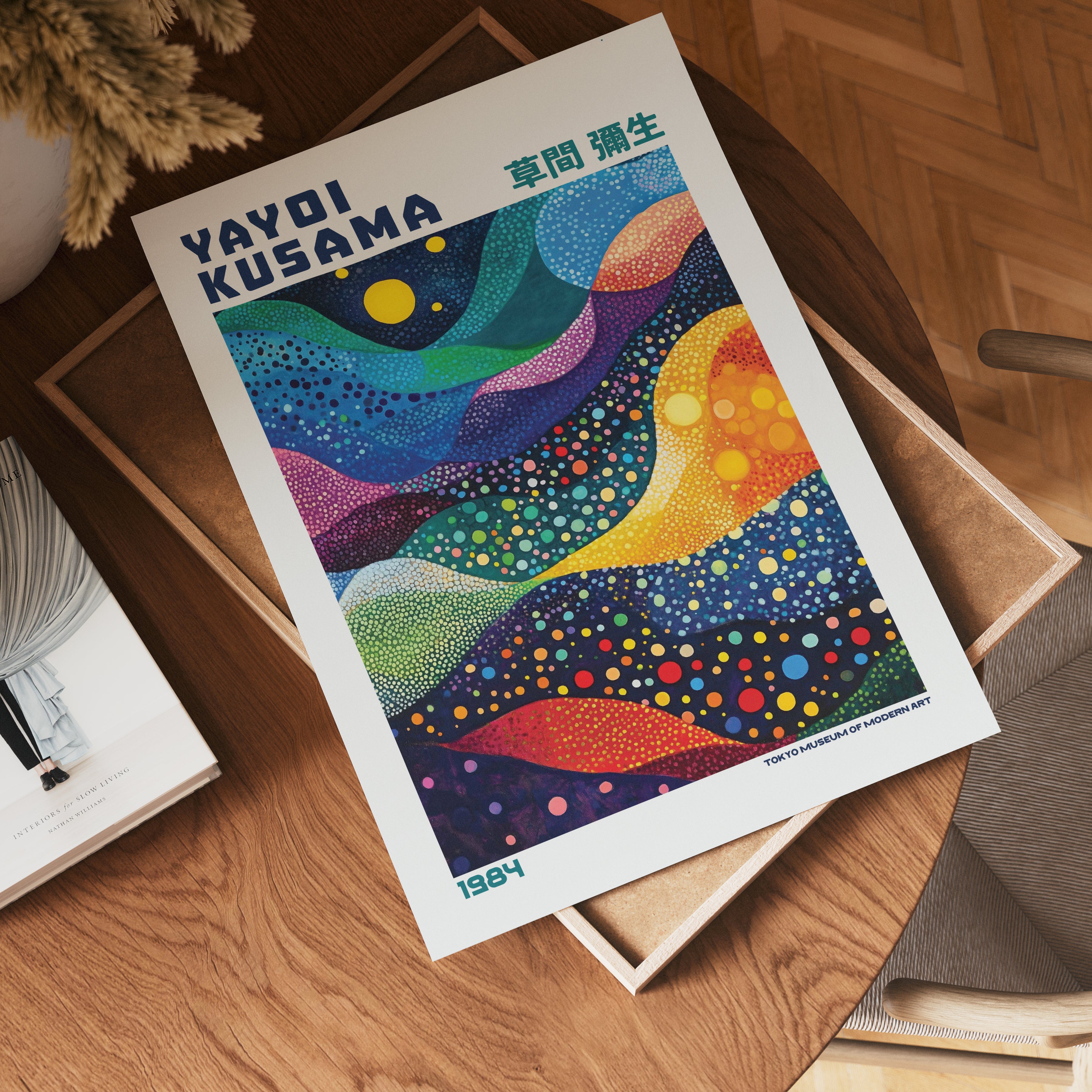 Yayoi Kusama Infinite Waves Poster