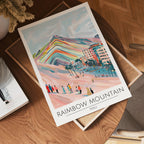 Rainbow Mountain Poster
