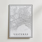 Västerås Karta Poster