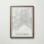 Västerås Karta Poster