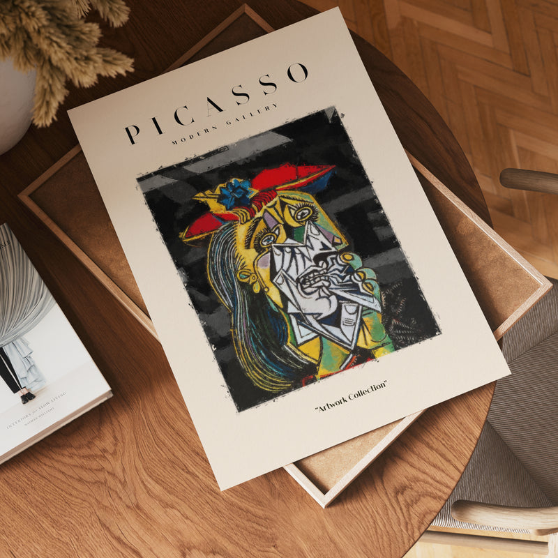 Picasso Crying Eyes of Grief Poster