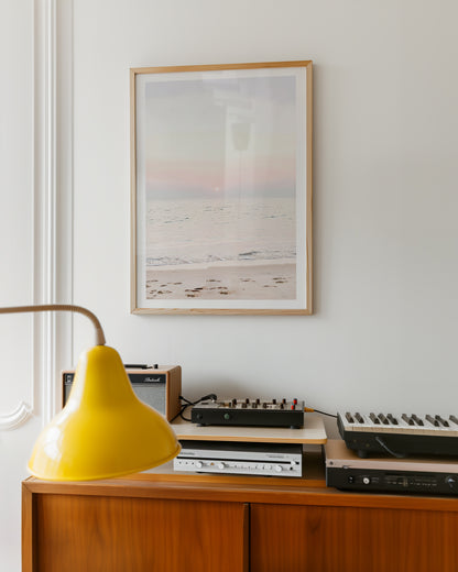 Pastel Horizon Sunset Poster