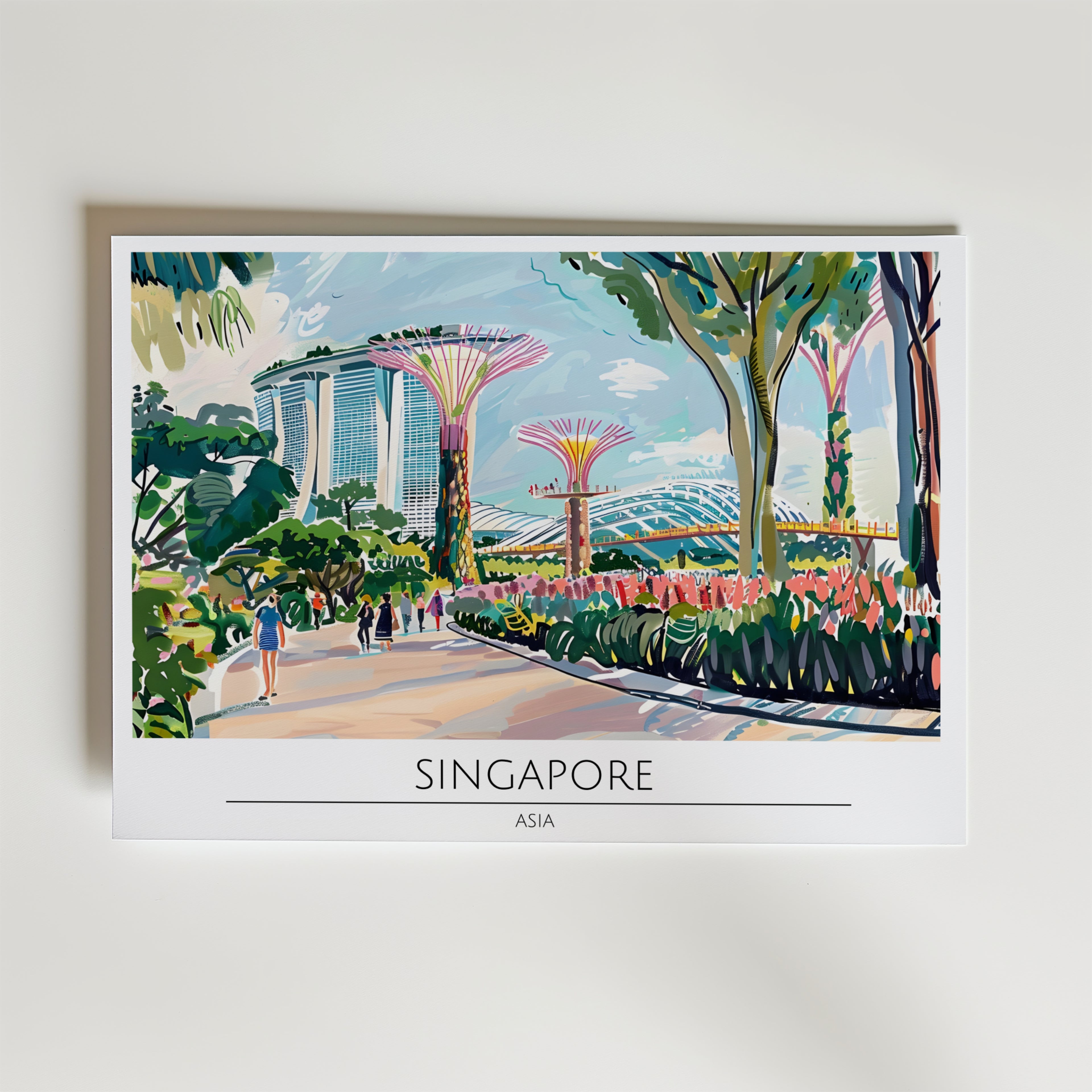 Singapore Gardens Poster