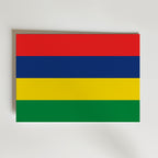 Mauritius National Flag Poster affisch – poster till väggdekoration – köp online hos Bozetto