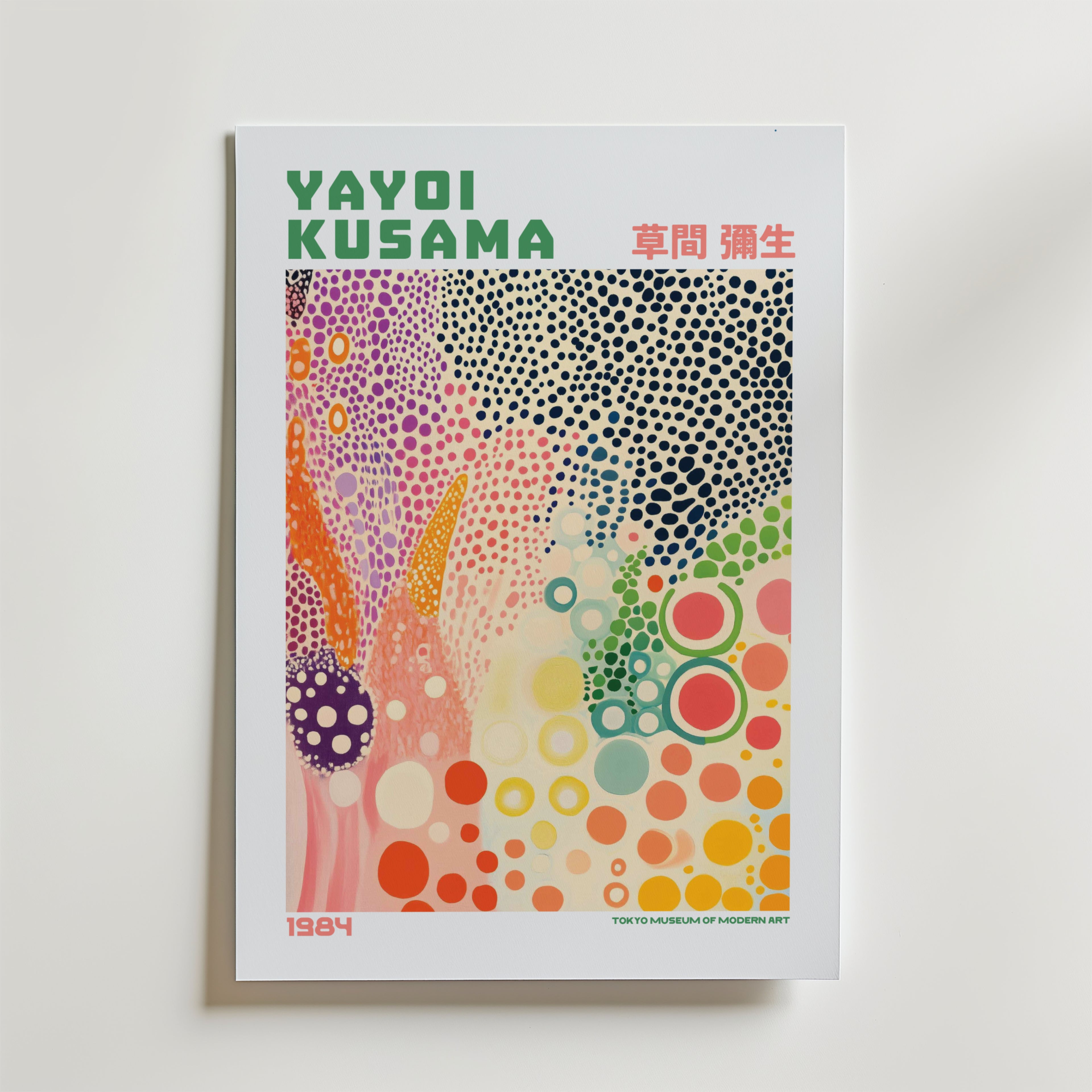 Yayoi Kusama Color Dots Poster