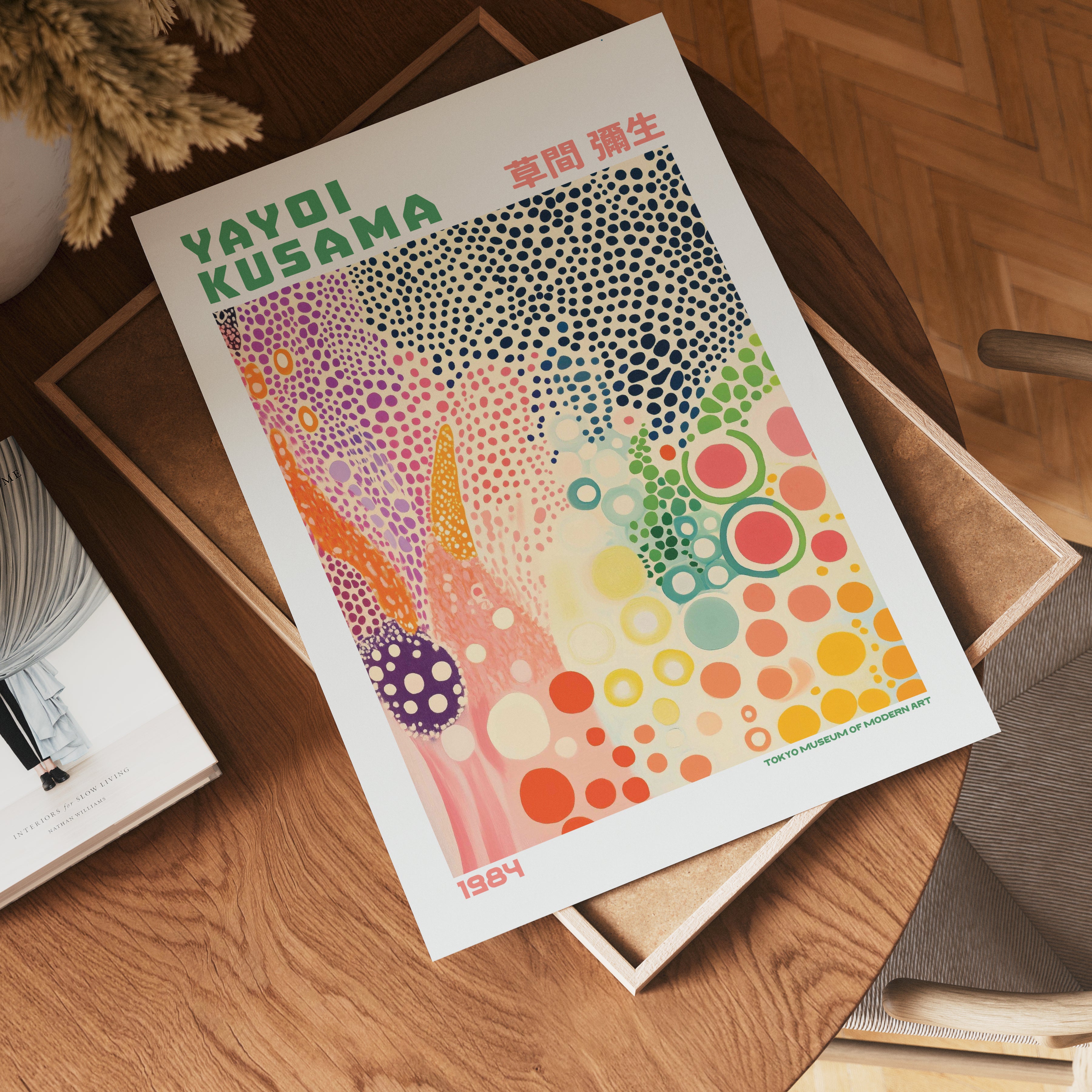 Yayoi Kusama Color Dots Poster