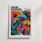 Yayoi Kusama Mushroom Garden Poster