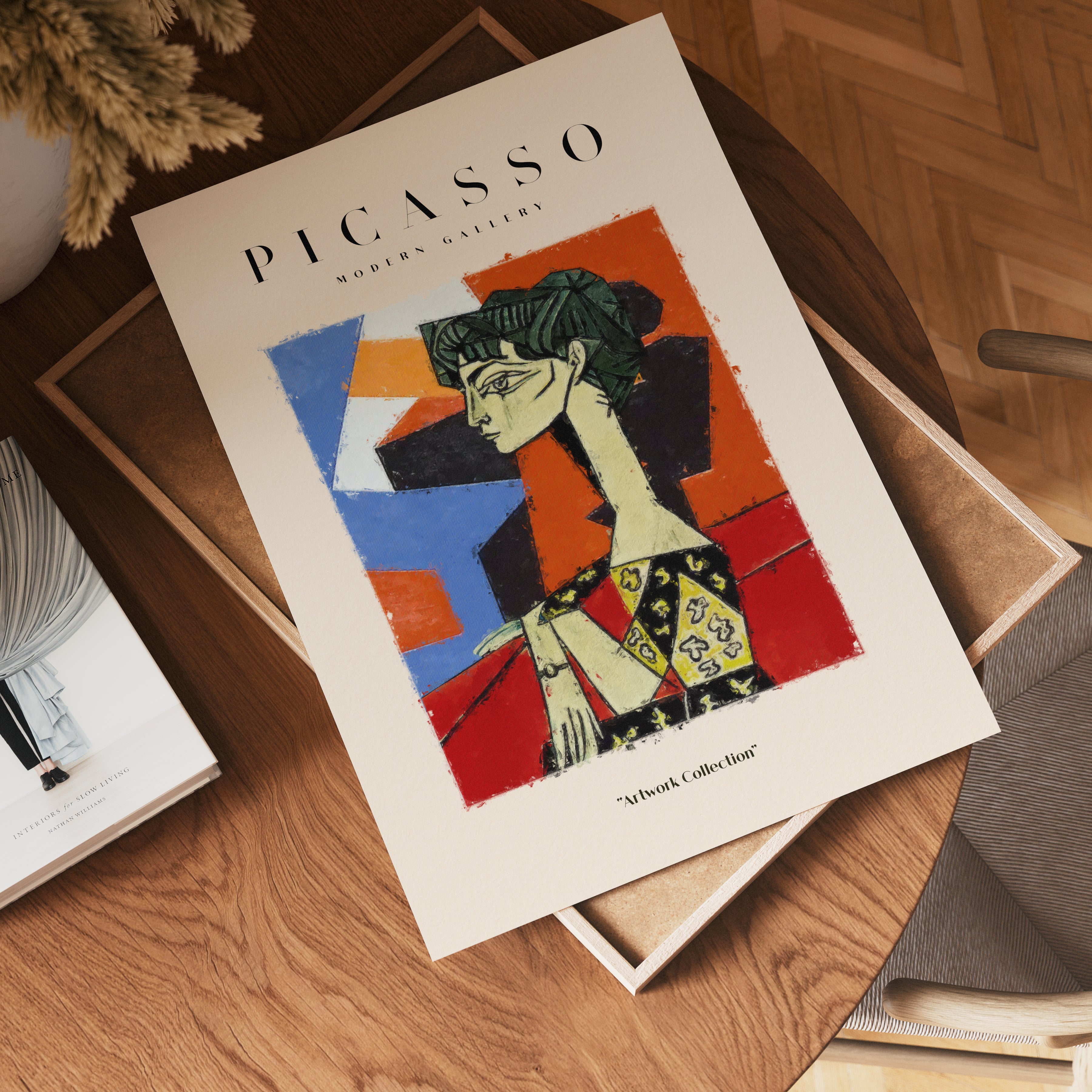 Picasso Modern Line Art Woman Poster