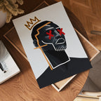 Crowned Silence Poster – poster väggdekoration