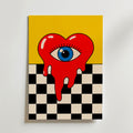 Melting Heart Vision – stilfullt konsttryck från Bozetto, tryckt på matt finpapper