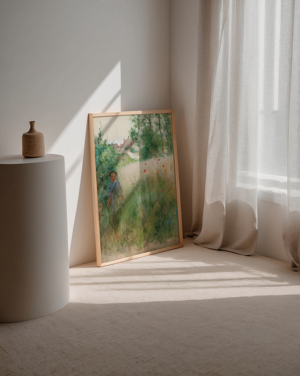 Carl Larsson Vallmor 1884 Poster