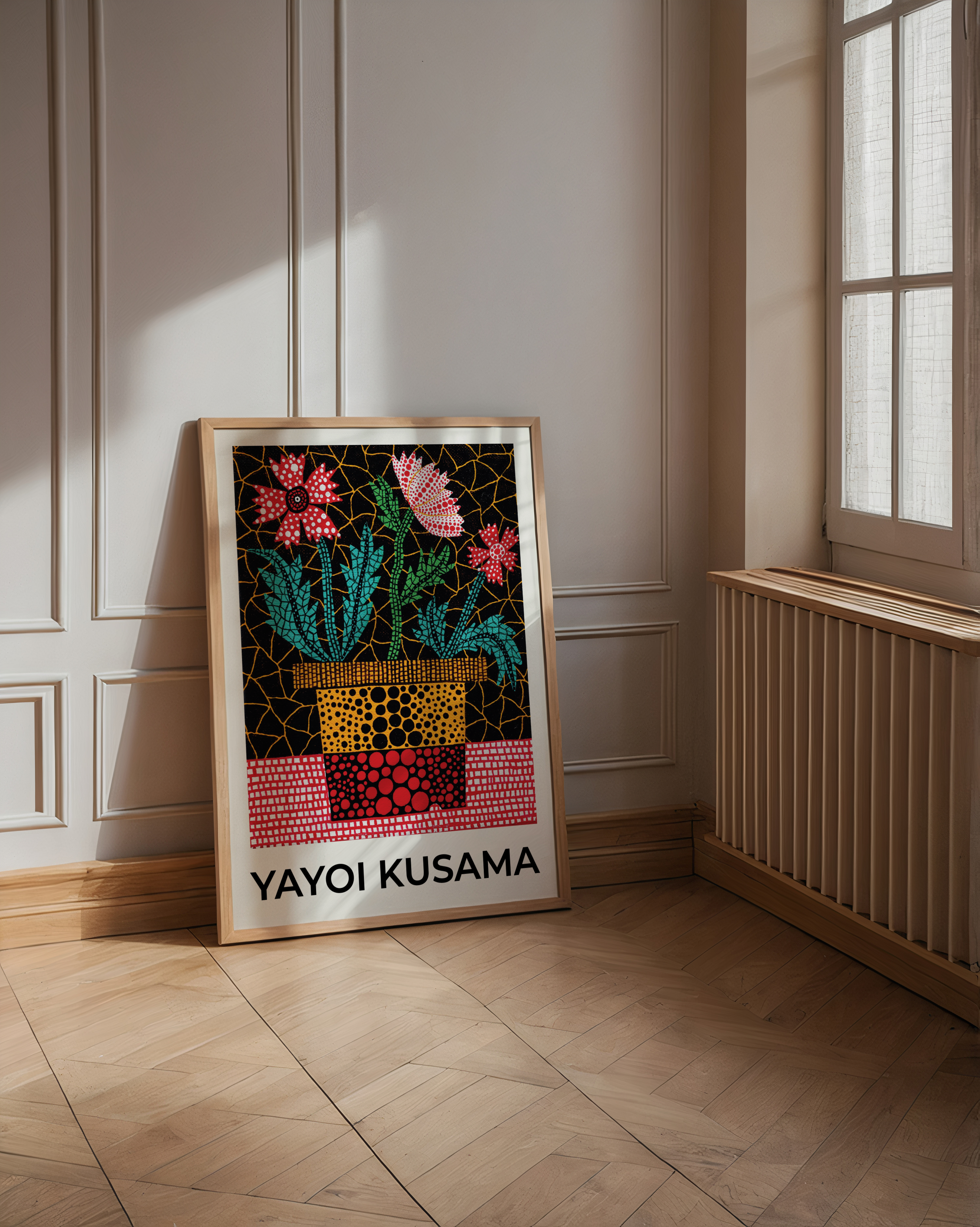 Yayoi Kusama Garden Rhythm Poster