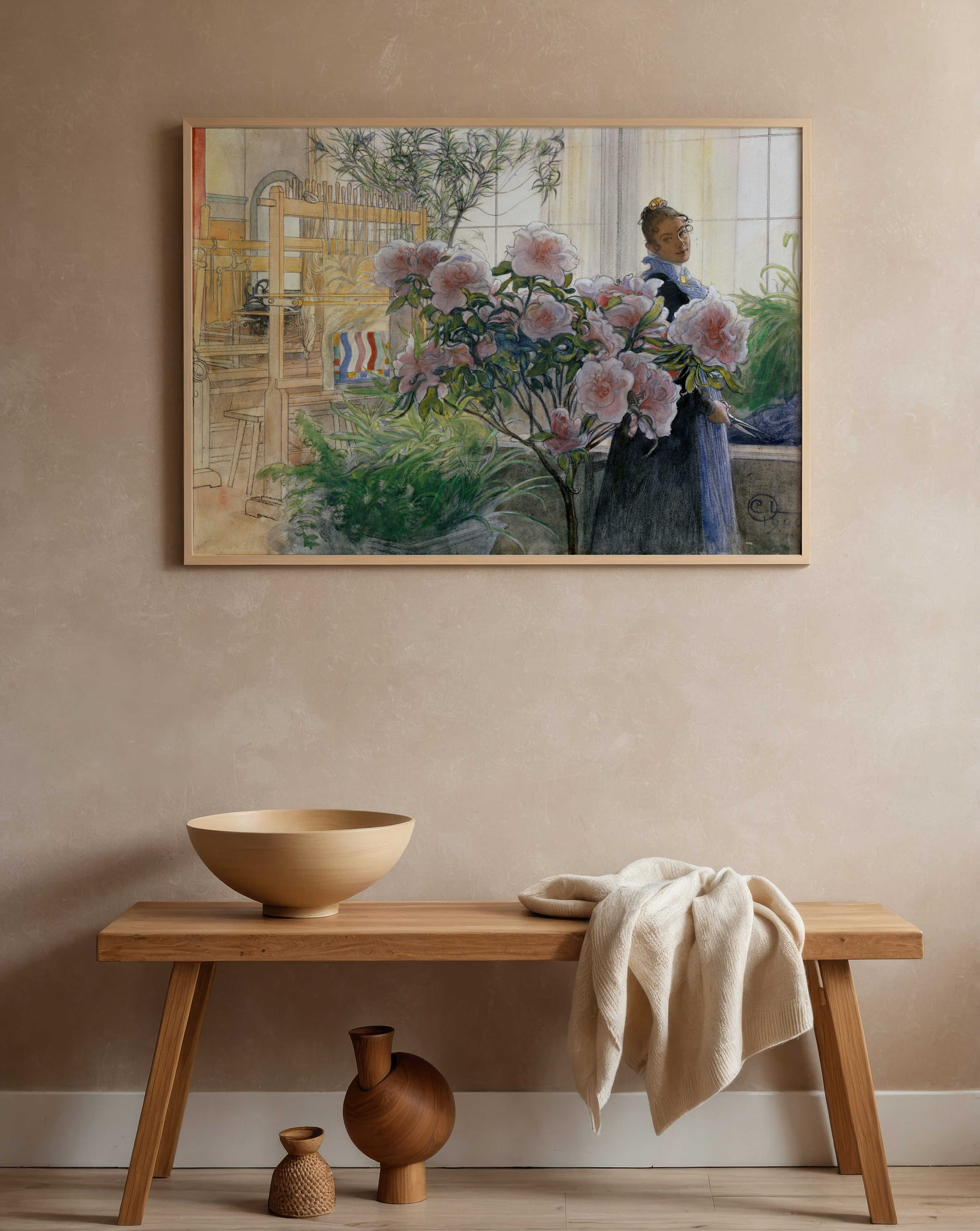 Carl Larsson Azalea Thielska Poster