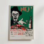 Albert Engström Kräftor Kräva Dessa Drycker Poster