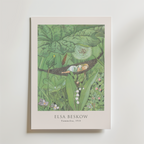 Elsa Beskow Tummelisa 1910 Poster – En drömsk illustration av Elsa Beskow där den lilla Tummelisa vilar i naturens famn.