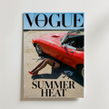 Vogue Summer Heat – stilfullt konsttryck från Bozetto, tryckt på matt finpapper i hög tryckkvalitet