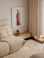 Carl Larsson Rouge et noir Thielska Poster