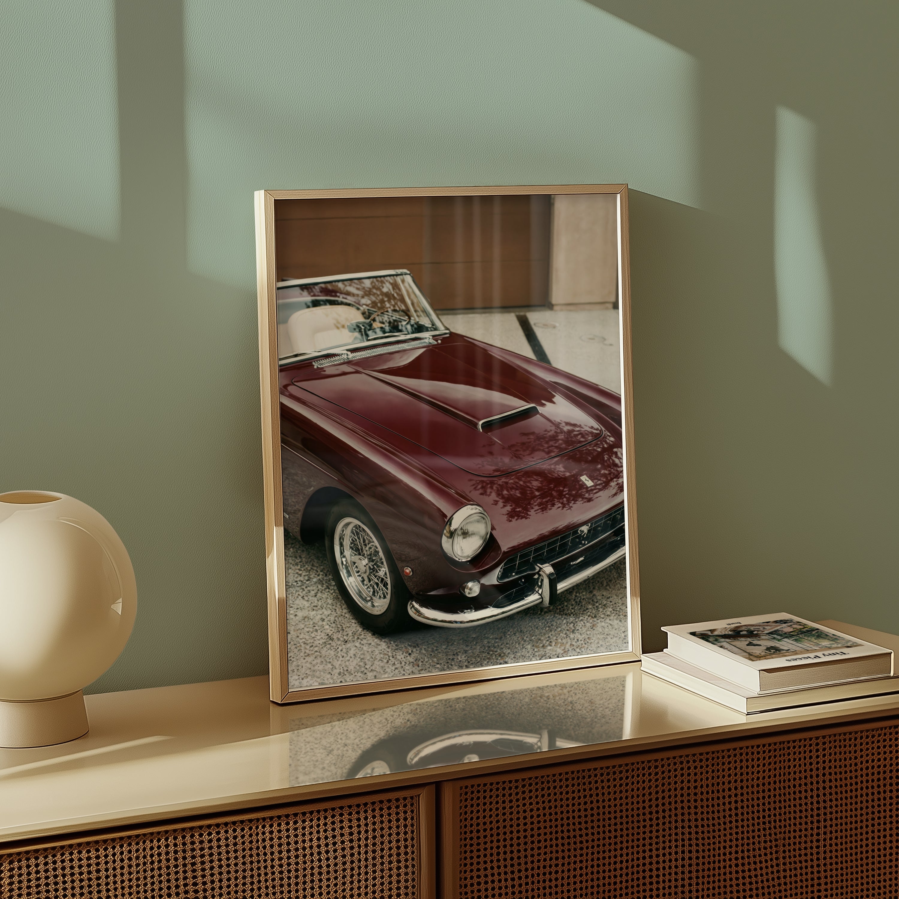 Rosso Eleganza Poster affisch – köp poster online – Bozetto väggdekoration