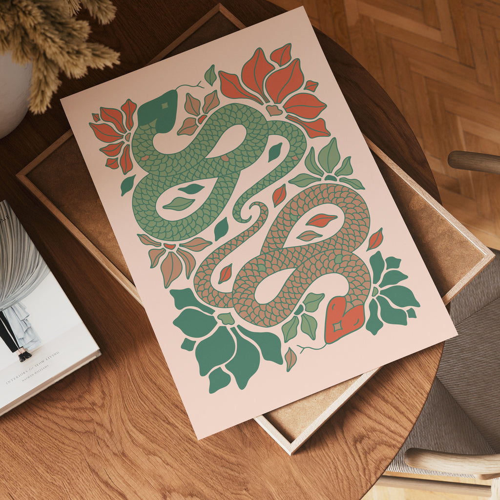 Garden Serpent Poster