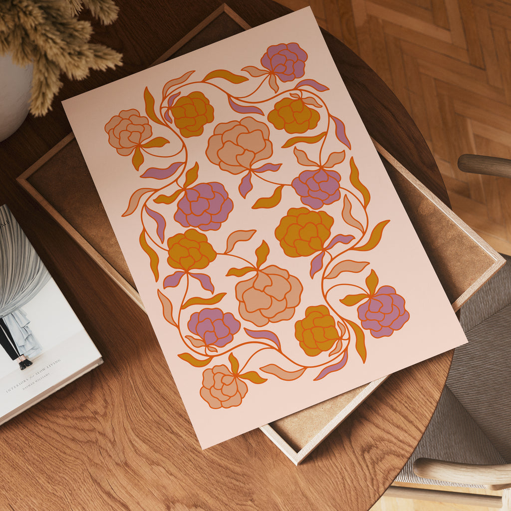 Blooming Rhythm Poster