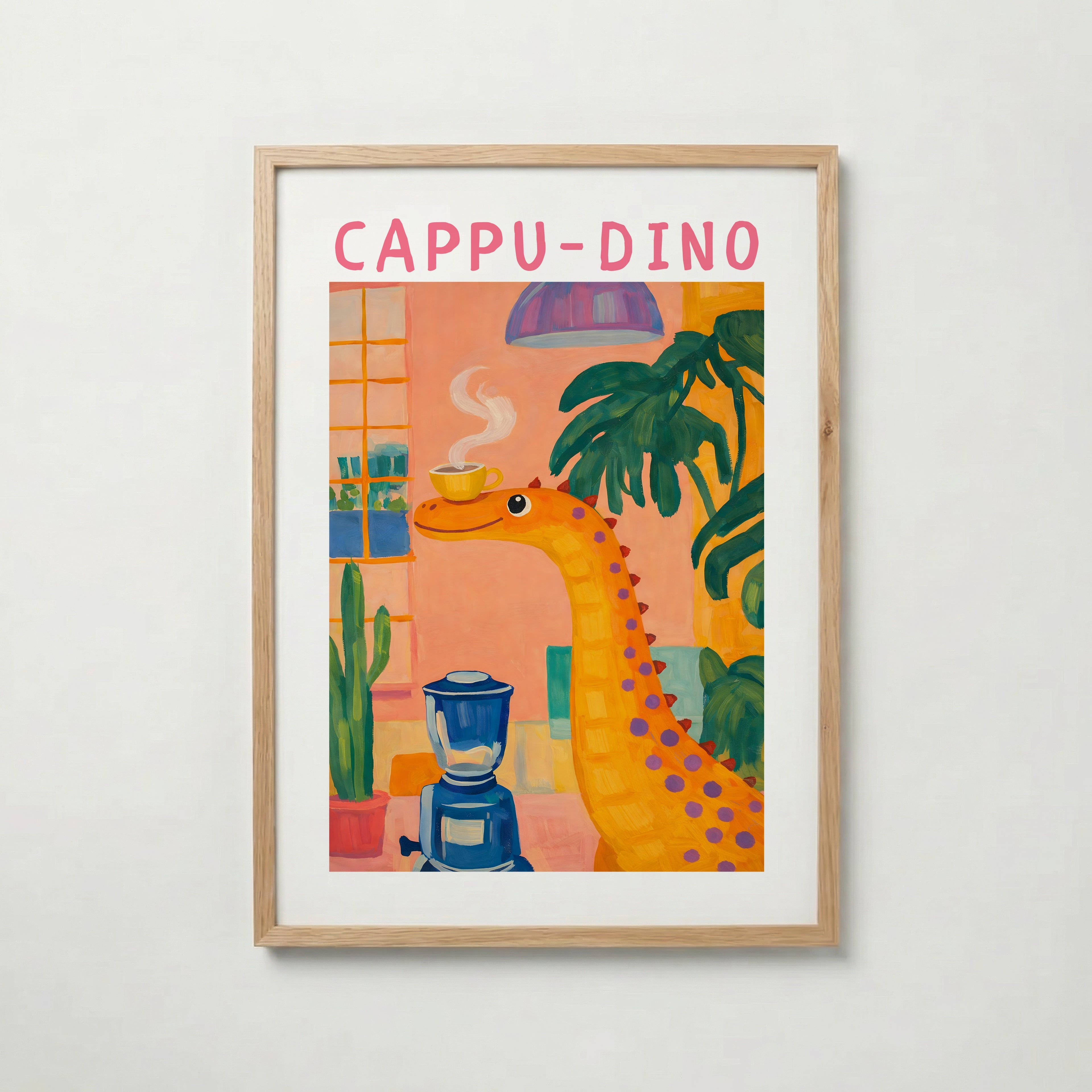 Cappu Dino Poster