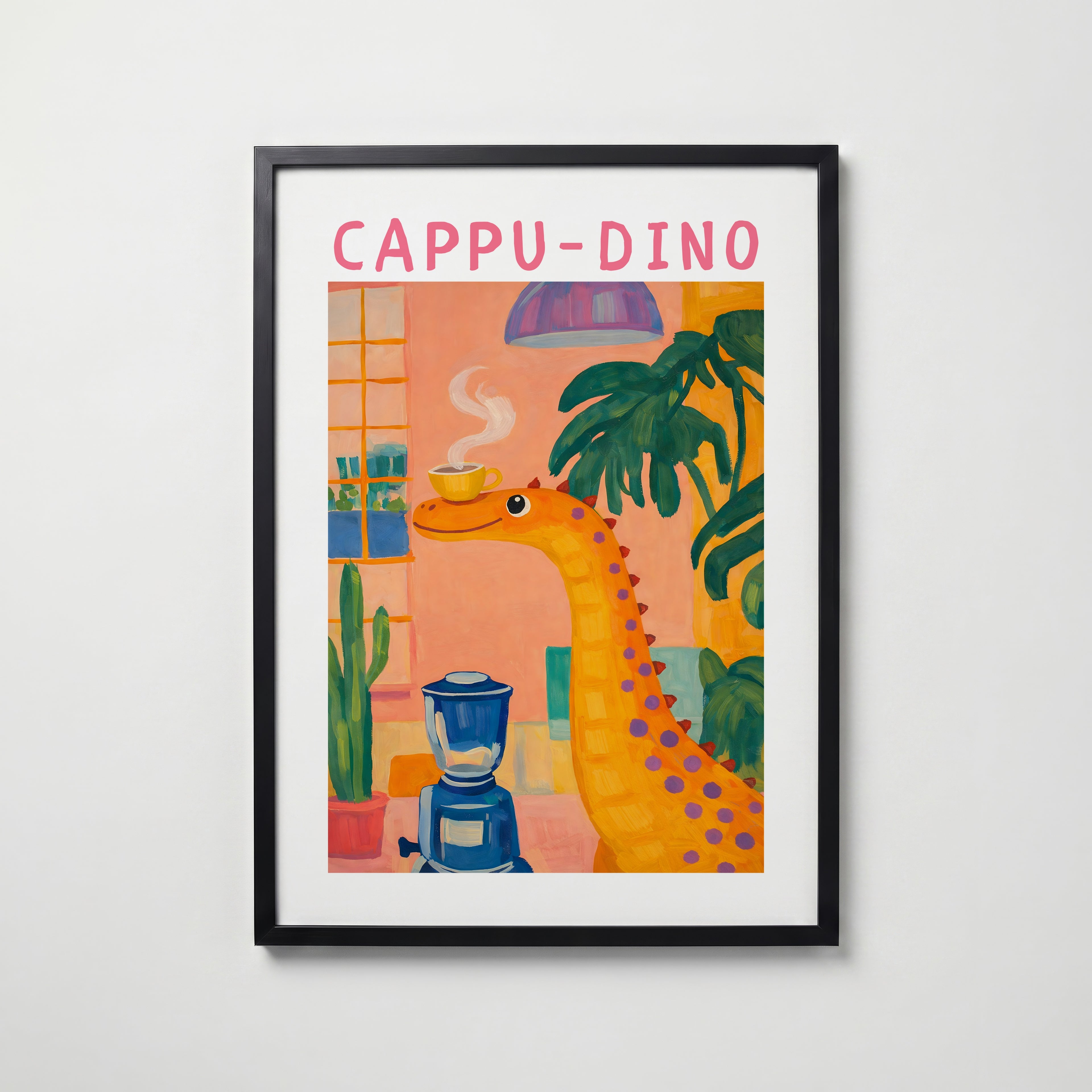 Cappu Dino Poster