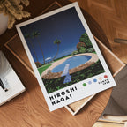 Hiroshi Nagai Poolside Paradise Poster