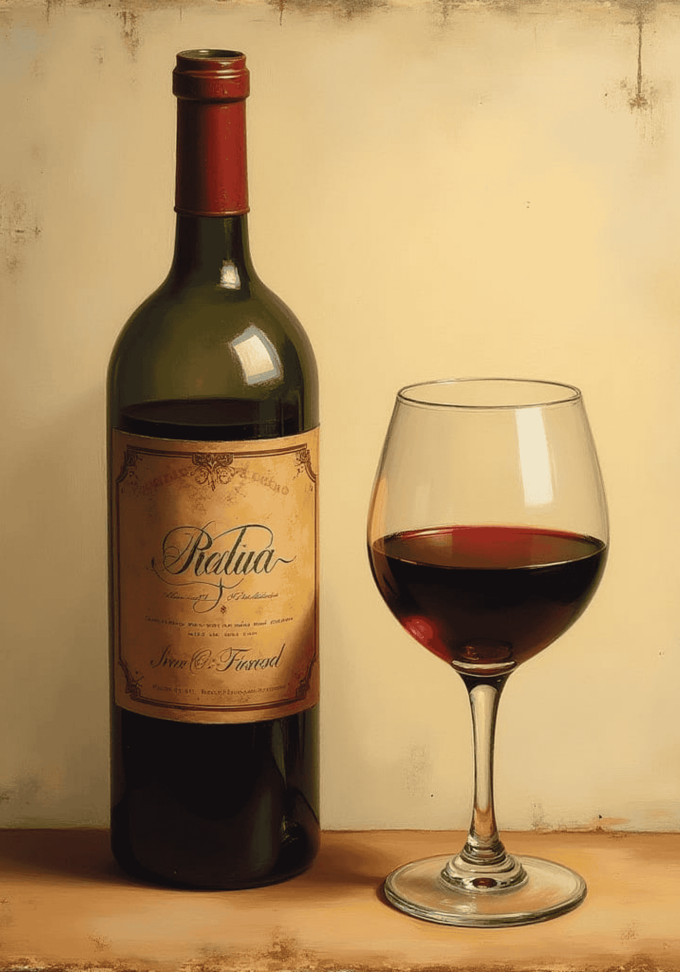 Classic Red Wine Poster