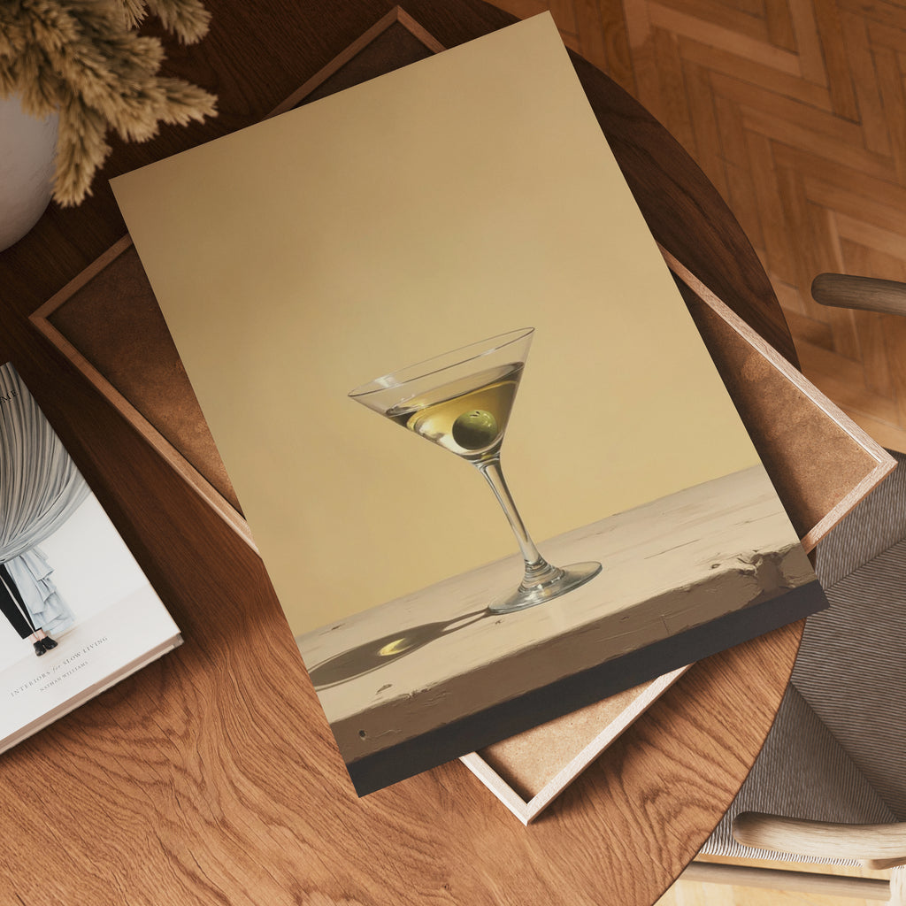 Classic Simple Martini Poster