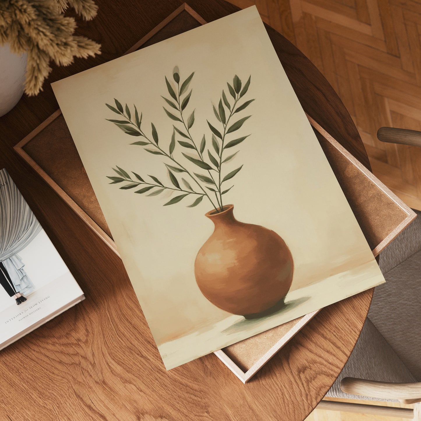 Minimalist Terracotta Vase Poster