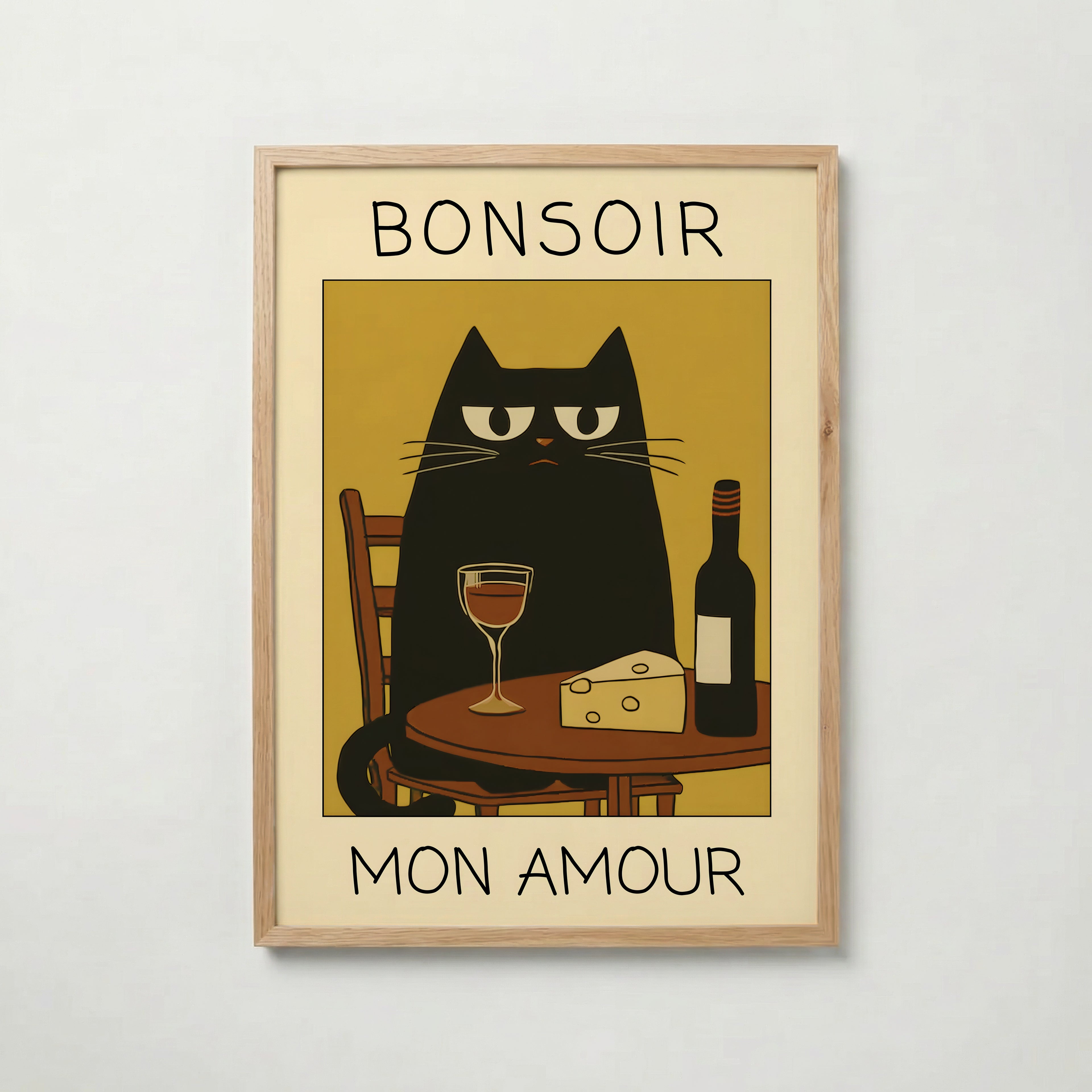 Evening Cat Rendezvous Poster