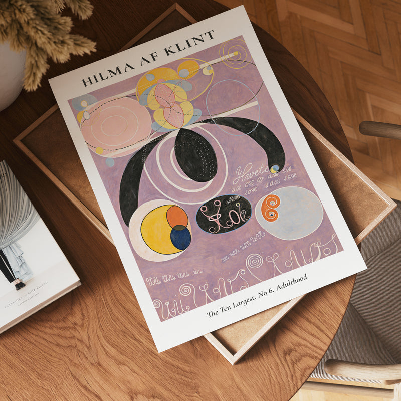 Hilma af Klint The Ten Largest No. 6 Adulthood Poster