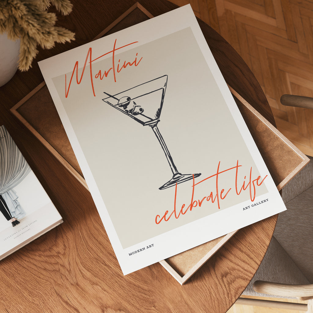 Martini Celebrate Life Poster