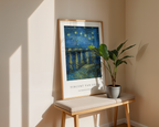 Van Gogh Starry Night Over Rhone Poster